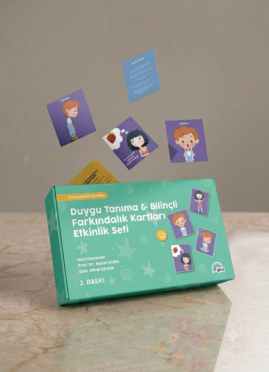Duygu Tanıma - Bilinçli Farkındalık Kartları Etkinlik Seti