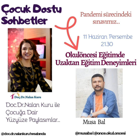 Okul Öncesi Eğitimde Uzaktan Eğitim Deneyimleri Söyleşisi