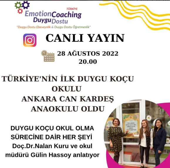 Türkiye'nin İlk Duygu Dostu Okulu Can Kardeş Anaokulu