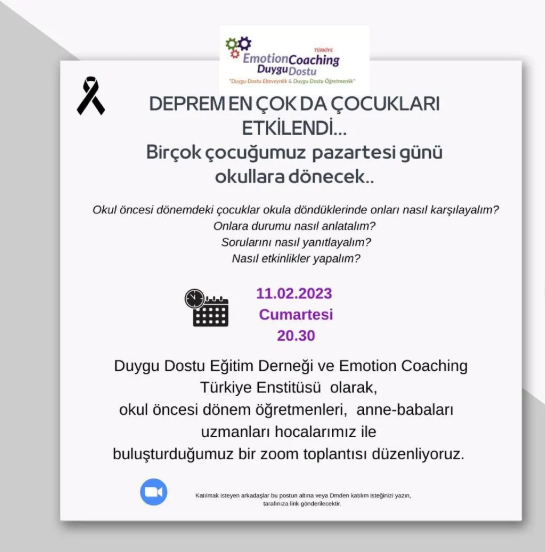 Deprem En Çok Da Çocukları Etkiledi Söyleşisi